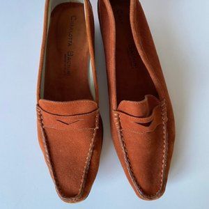 Suede Leather Woman’s Moccasin Shoes